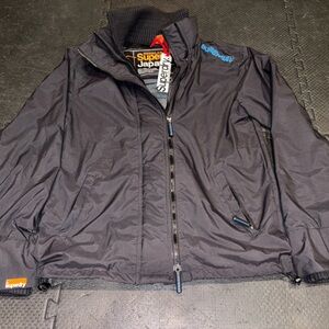Superdry Men's Black Windbreaker Jacket